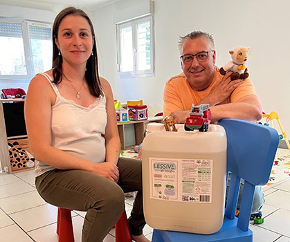 La Creche de Montrem Montanceix et notre Lessive de Cendre