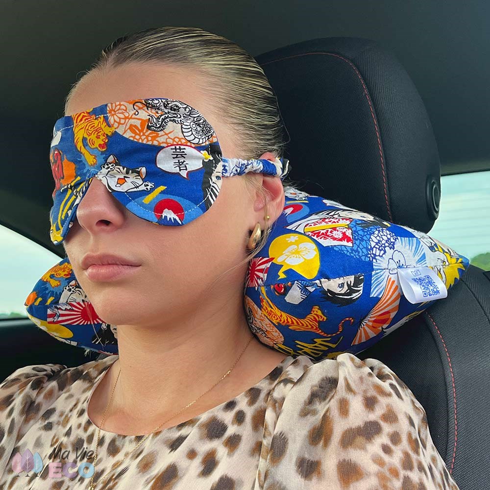 Masque de sommeil et coussin nomade pour un repos réparateur