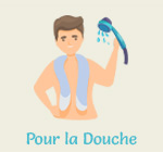 Pour se frotter le dos sous la douche