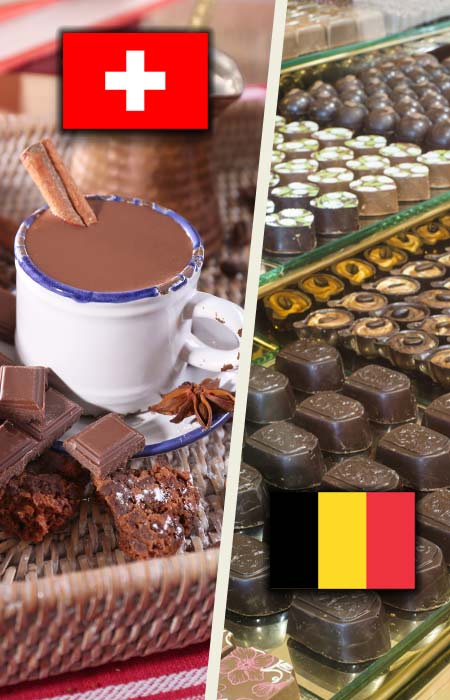 Chocolat Belge ou Suisse ?