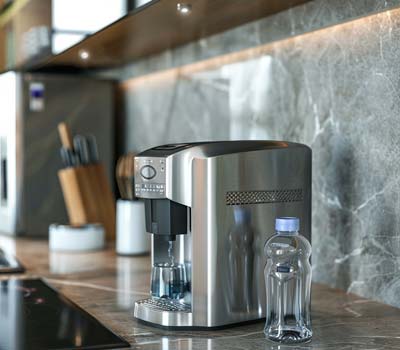 Eau par distillation