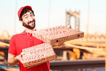 Les Pizzas livrées