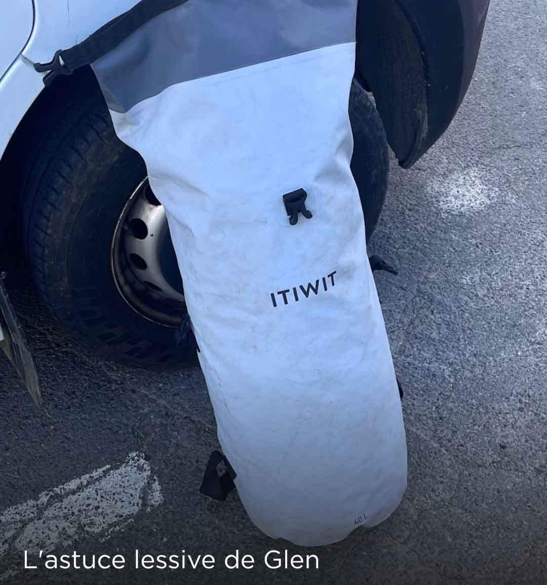 L'astuce lessive en van