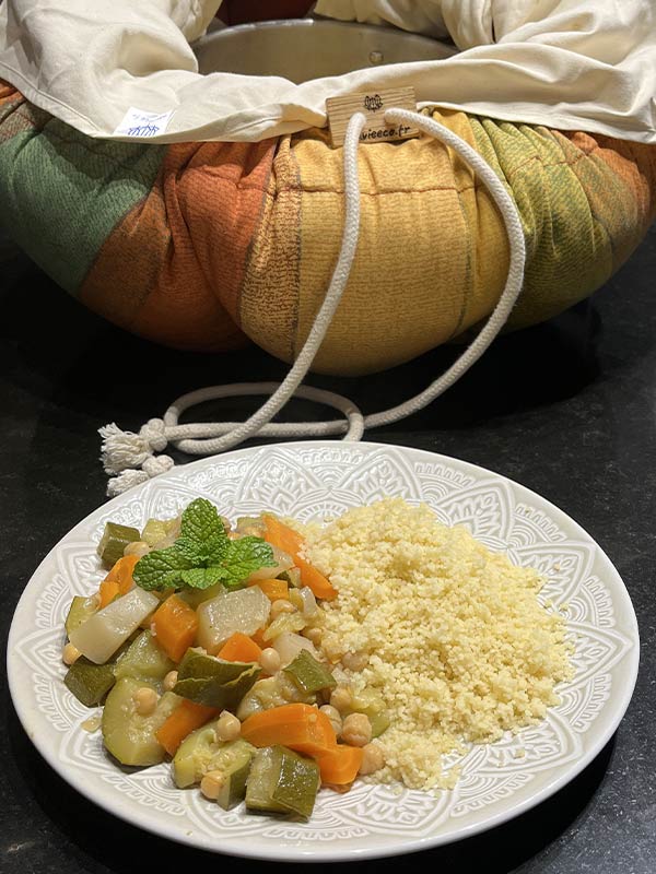 Couscous de Légumes Cuisson en Marmite Norvégienne