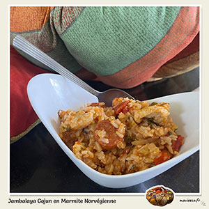 Jambalaya Cajun en Marmite Norvégienne