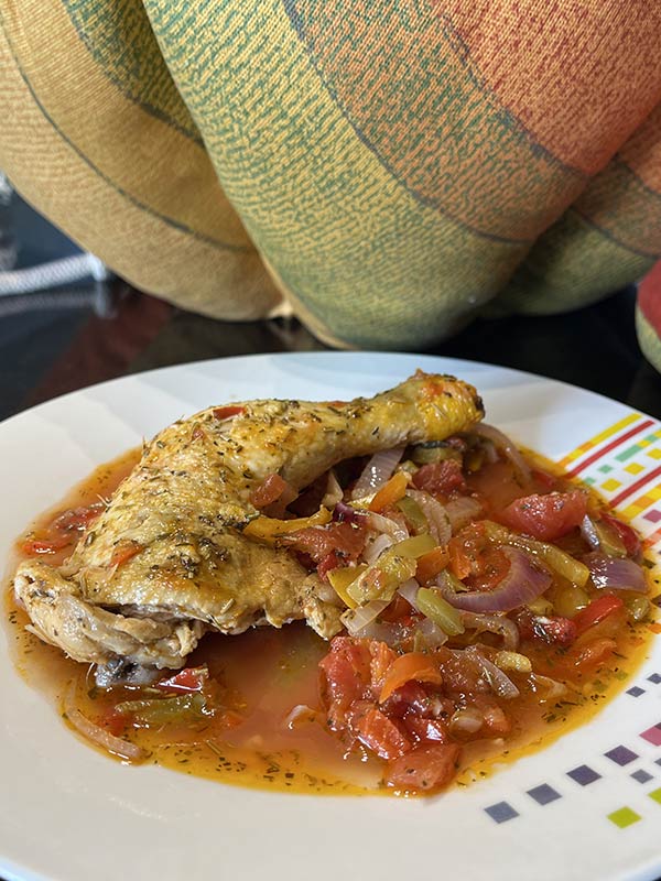 Poulet Basquaise Cuisson en Marmite Norvégienne