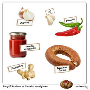 Rougail Saucisses en Marmite Norvégienne
